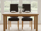 Giesle PU Dining Chair Dark Brown - Set of 2