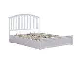 Harrogate Storage Bed Frame White - Double
