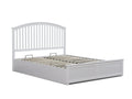 Harrogate Storage Bed Frame White - Queen