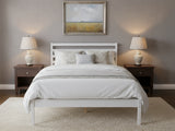 Atlas Bed Frame White - King Single