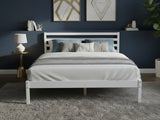 Atlas Bed Frame White - Queen