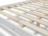 Atlas Bed Frame White - Queen