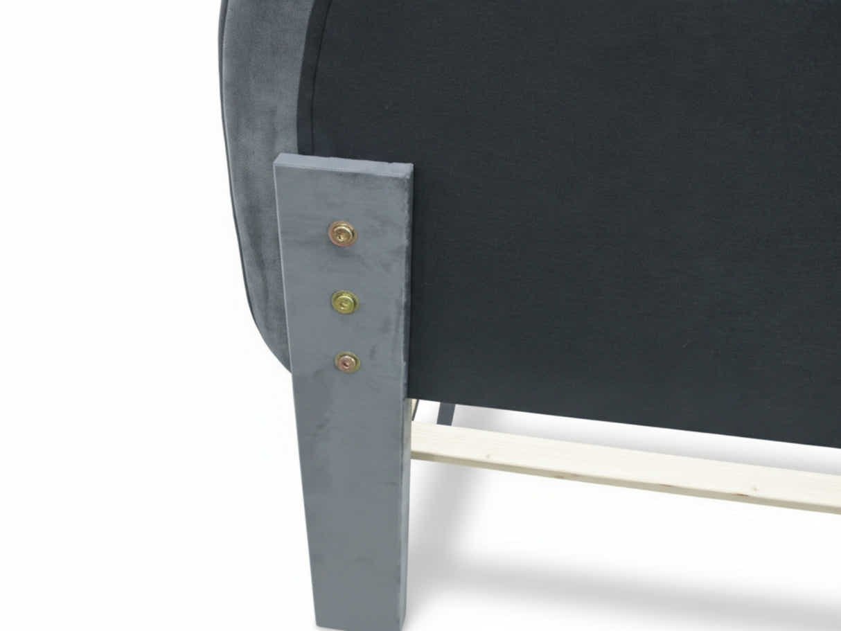 Arna Bed Frame Grey - Double