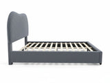 Arna Bed Frame Grey - Queen