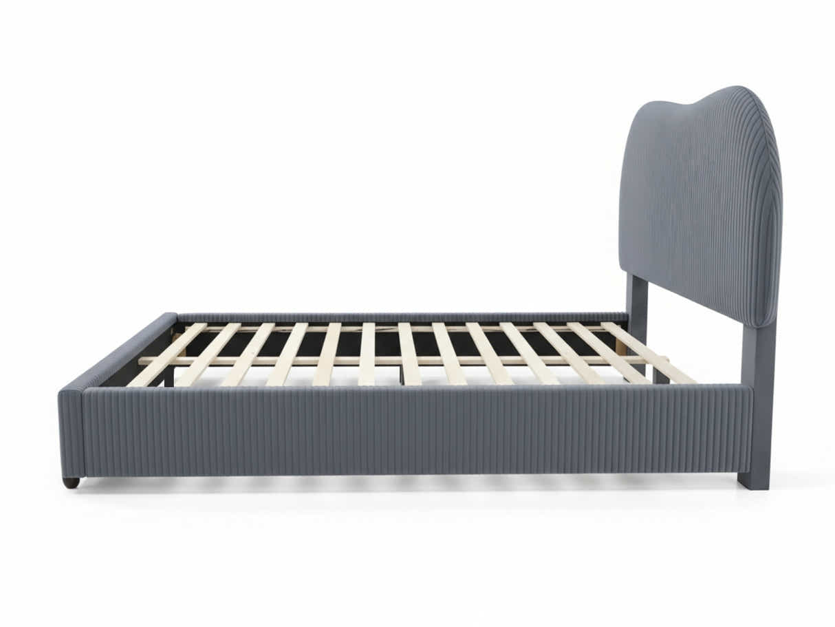 Arna Bed Frame Grey - Queen