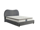 Arna Bed Frame Grey & GEL30 Mattress - Queen