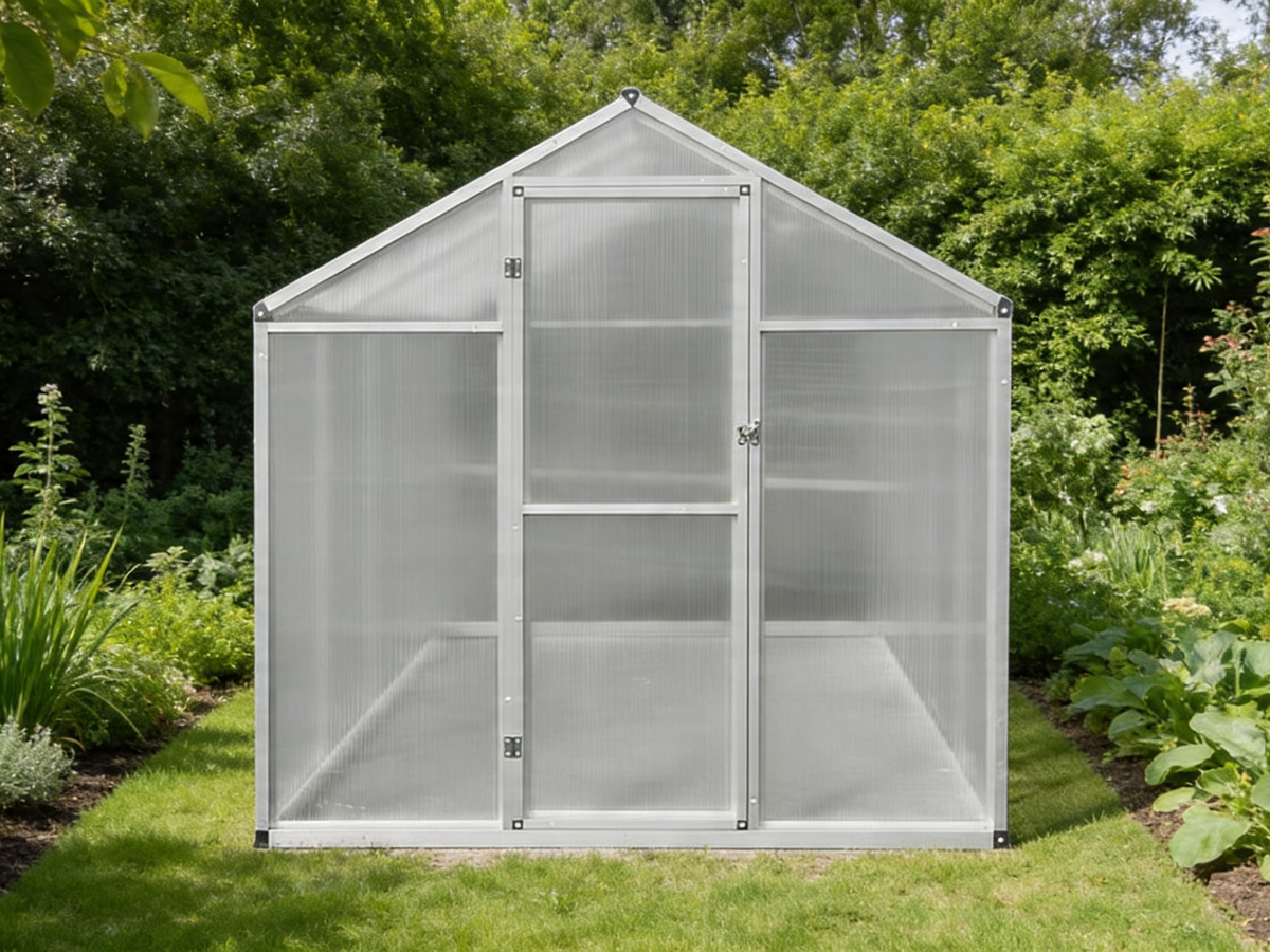 DS Polycarbonate Greenhouse 6ft x 8ft