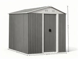 Galvanized Steel Garden Shed 8ft x 8ft