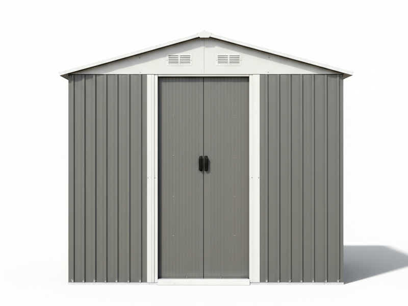Galvanized Steel Garden Shed 8ft x 8ft