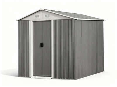 Galvanized Steel Garden Shed 8ft x 8ft