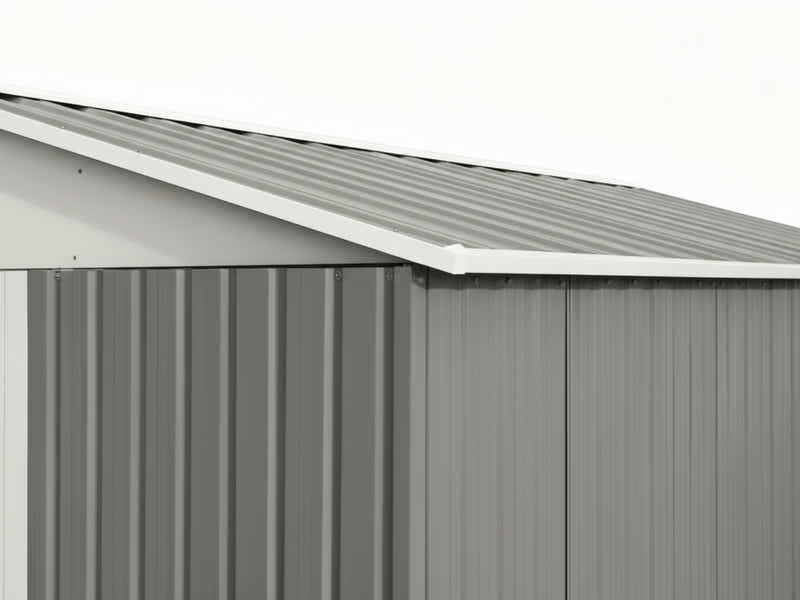 Galvanized Steel Garden Shed 8ft x 8ft