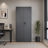 Lockable Steel Garage Storage Cabinet - 165 cm