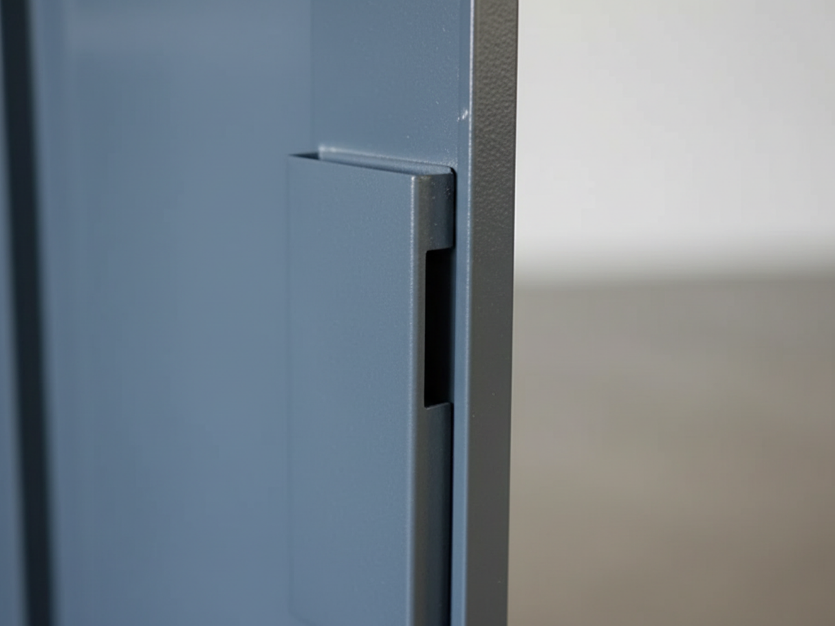 Lockable Steel Garage Storage Cabinet - 165 cm