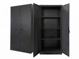 Lockable Steel Garage Storage Cabinet - 165 cm