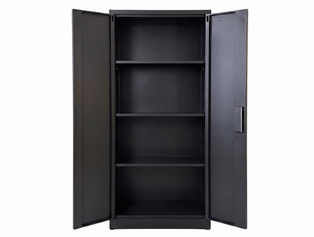 Lockable Steel Garage Storage Cabinet - 165 cm