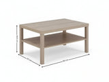 Chessel Coffee Table with Shelf