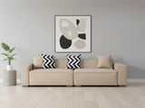 Loretta PU Leather Sofa - Beige