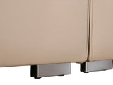 Loretta PU Leather Sofa - Beige