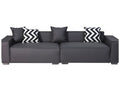 Loretta PU Leather Sofa - Grey