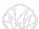 Ornato Cast Aluminum Bistro Set – White