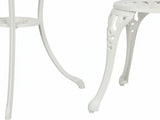 Ornato Cast Aluminum Bistro Set – White