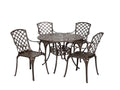 5-Piece Cast Aluminum Patio Dining Set