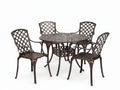 5-Piece Cast Aluminum Patio Dining Set