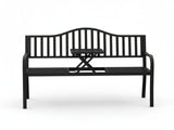 Arteferro Garden Bench with Fold Table