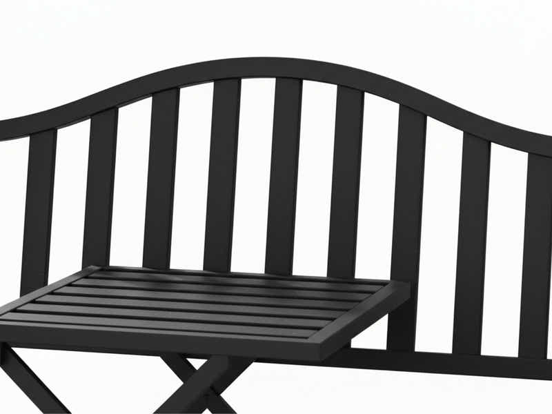 Arteferro Garden Bench with Fold Table