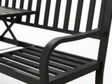 Arteferro Garden Bench with Fold Table