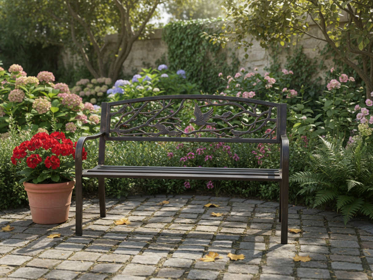 Arteferro Garden Bench E3 - Vintage Bronze