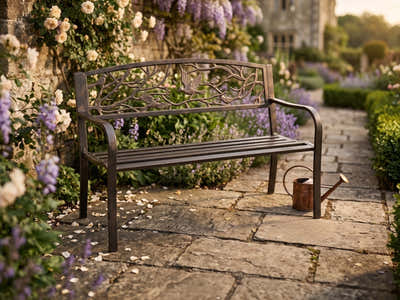 DS Arteferro Garden Bench E3 - Vintage Bronze