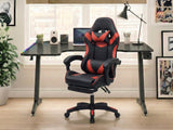 Gaming Table L2L LEFT 160CM & Nicola Gaming chair PVC Black+Red