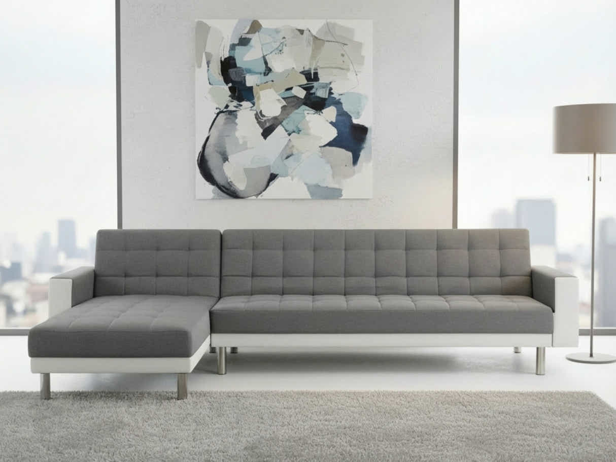 Klika Sofa Bed - Grey and White