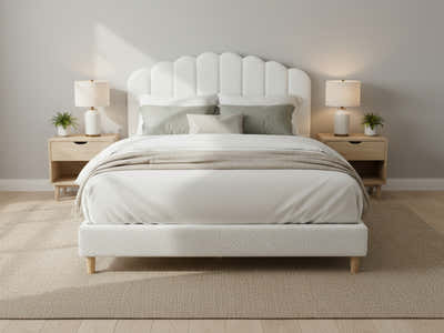 DS Shelley Boucle Bed Frame - Double