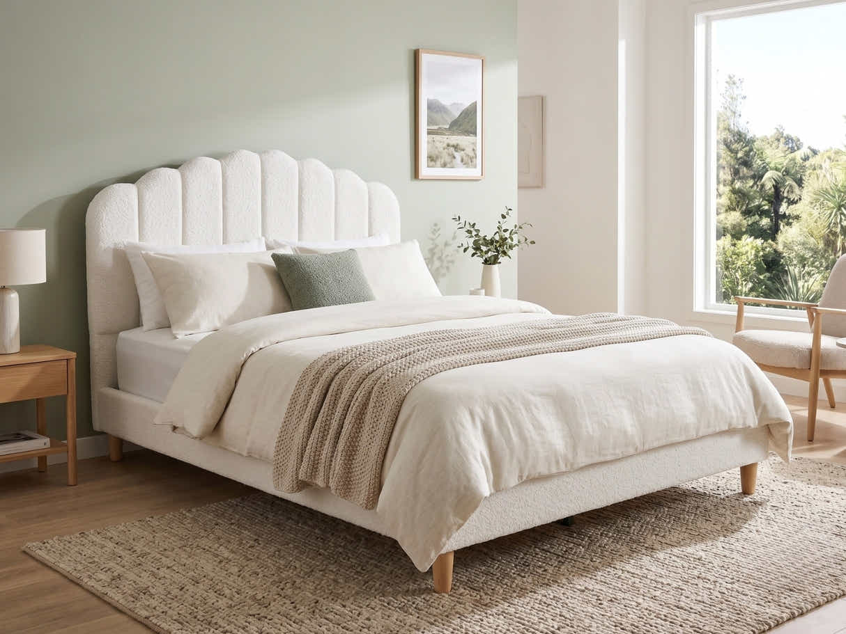 DS Shelley Boucle Bed Frame - Double