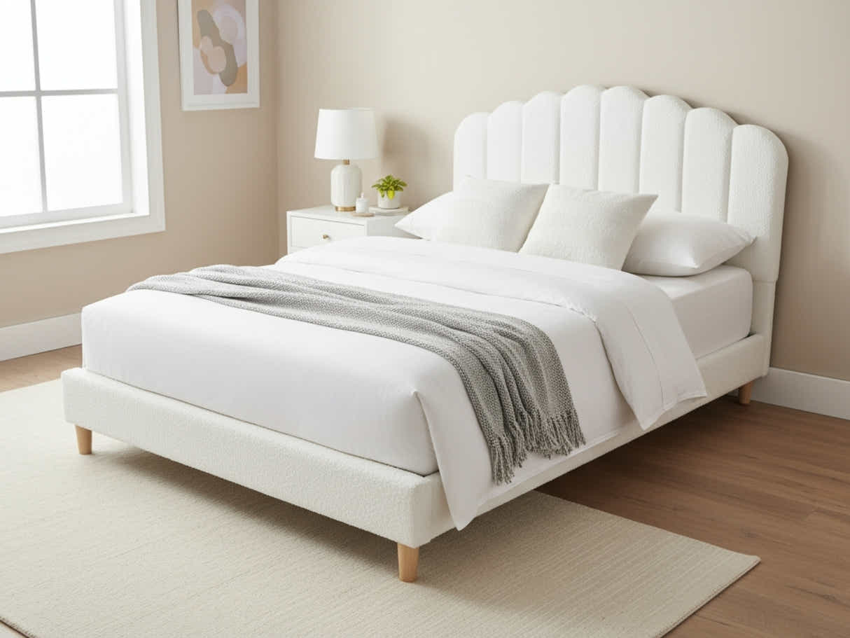 DS Shelley Boucle Bed Frame - Double