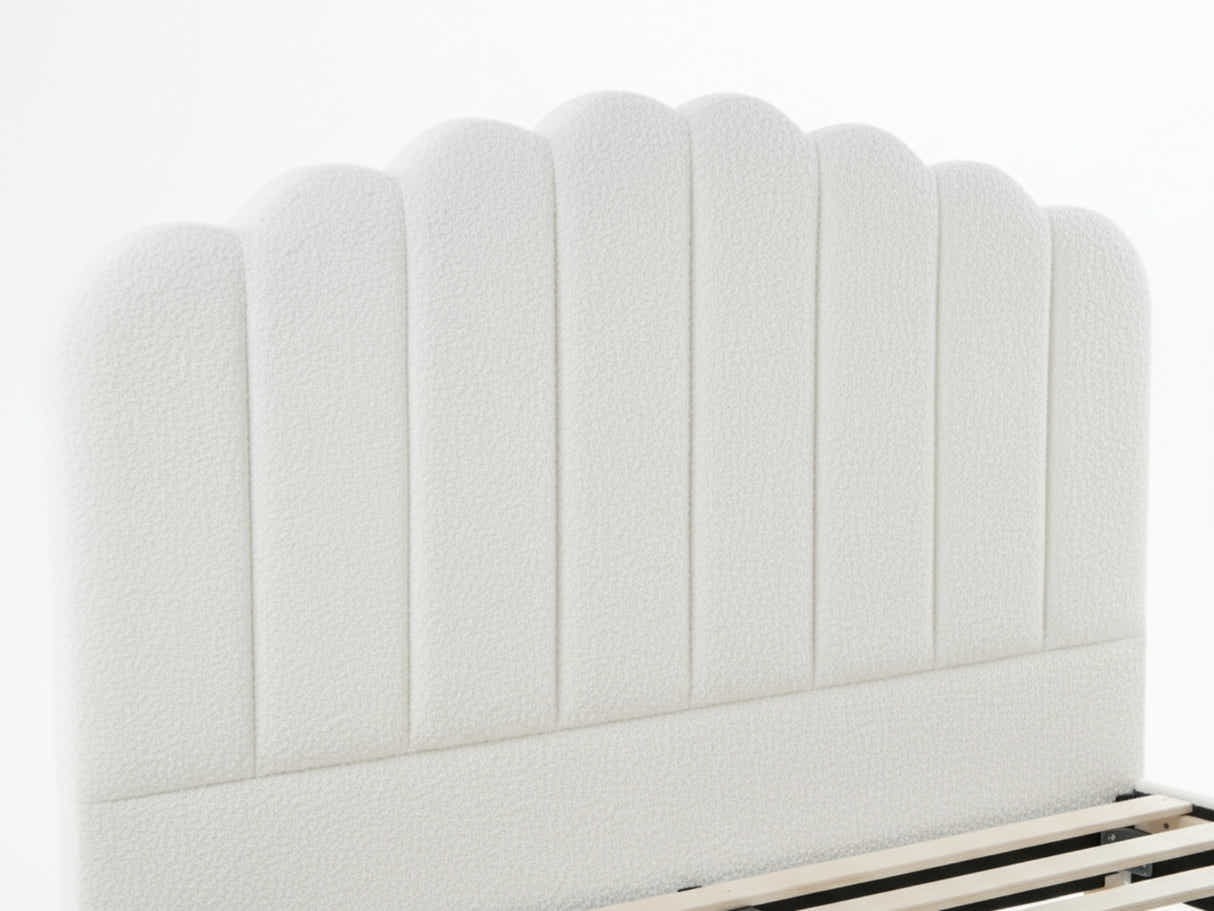 DS Shelley Boucle Bed Frame - Queen
