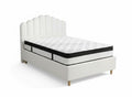 Shelley Boucle Bed Frame & Euro Top Mattress G31 - Queen
