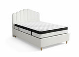 Shelley Boucle Bed Frame & Euro Top Mattress G31 - Queen