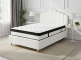 Shelley Boucle Bed Frame & Euro Top Mattress G31 - Queen (Combo)