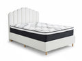 Shelley Boucle Bed Frame & Euro Top Mattress J32 - Queen