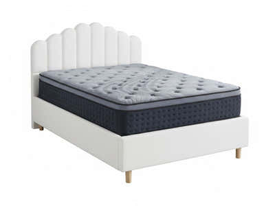 Shelley Boucle Bed Frame & Euro Top Mattress B34 - Queen