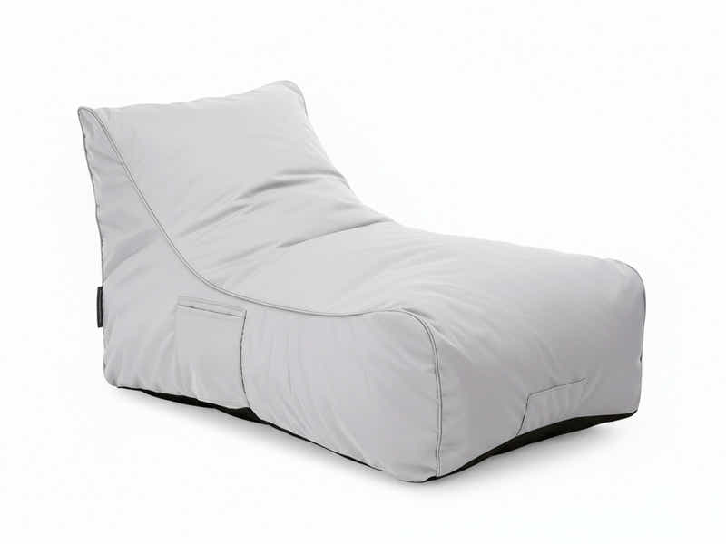Outdoor Foam Lounger Bed - White
