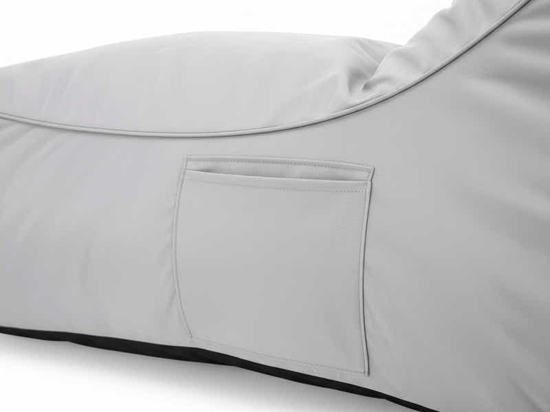 Outdoor Foam Lounger Bed - White