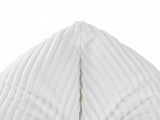 Leaf-Shaped Foam Bag Chair - White