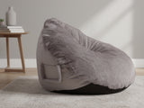 Leaf-Shaped Foam Bag Chair - Brown
