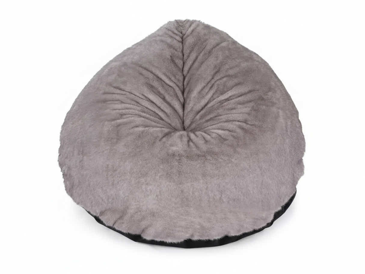 Leaf-Shaped Foam Bag Chair - Brown