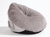 Leaf-Shaped Foam Bag Chair - Brown
