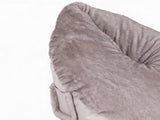 Leaf-Shaped Foam Bag Chair - Brown